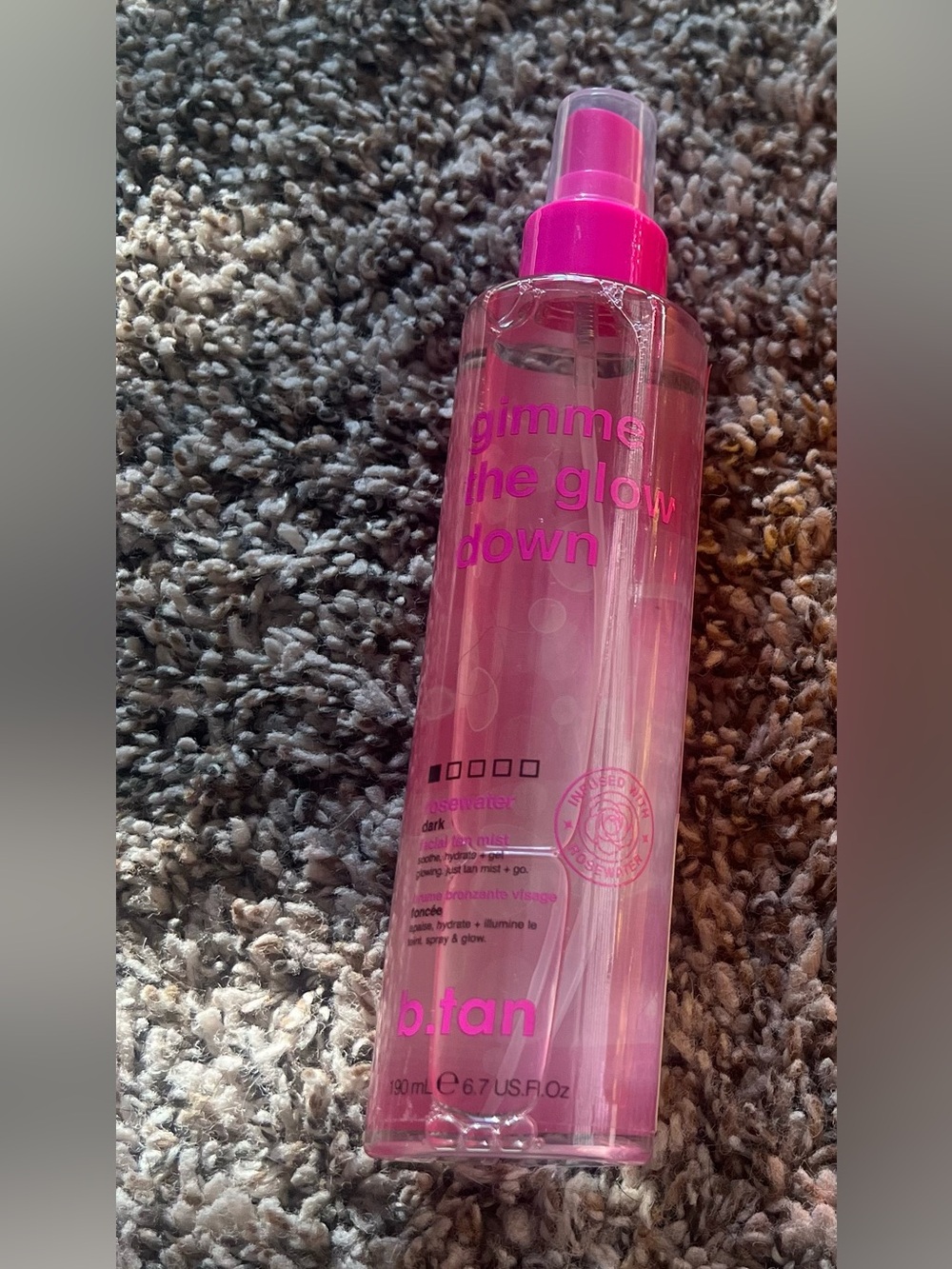 Gimme The Glow Down Hydrating Self-Tan Mist — Pink